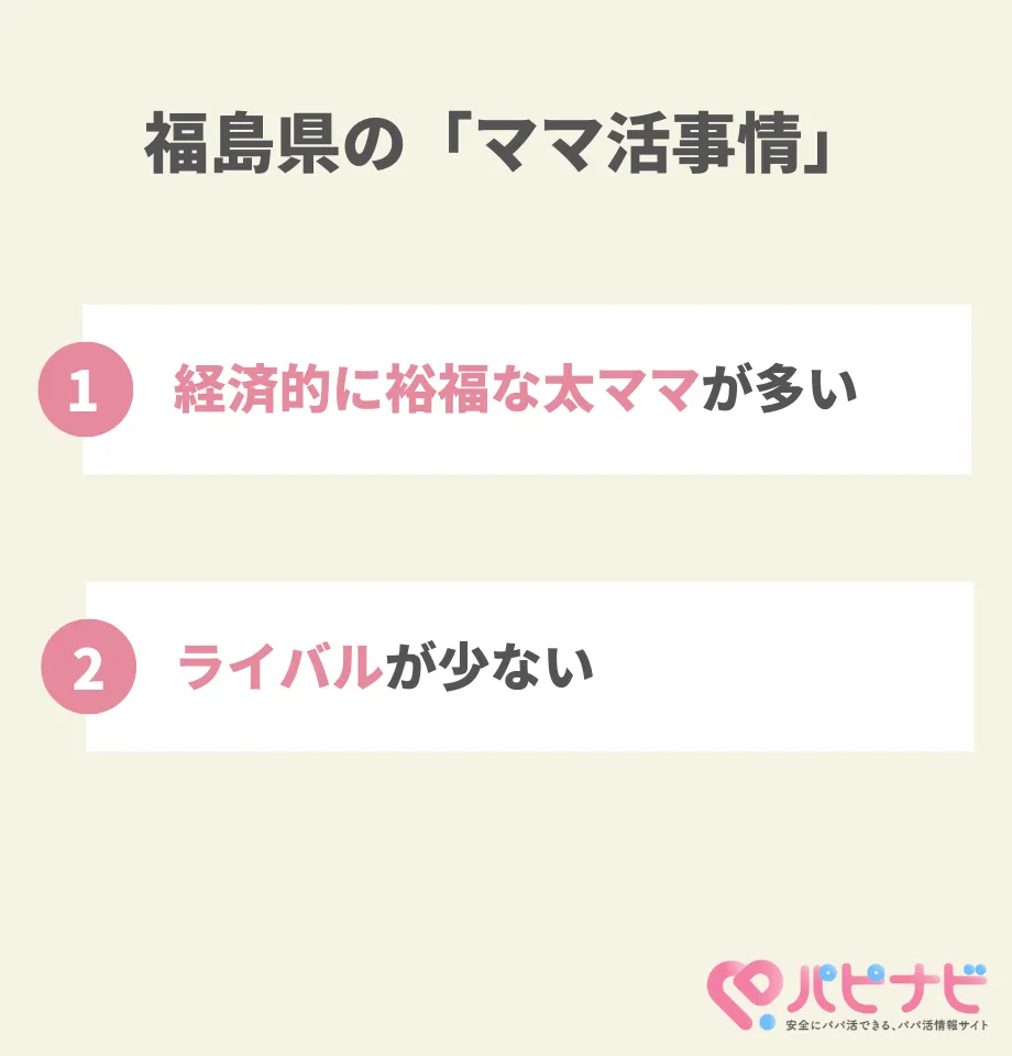 福島県のママ活事情