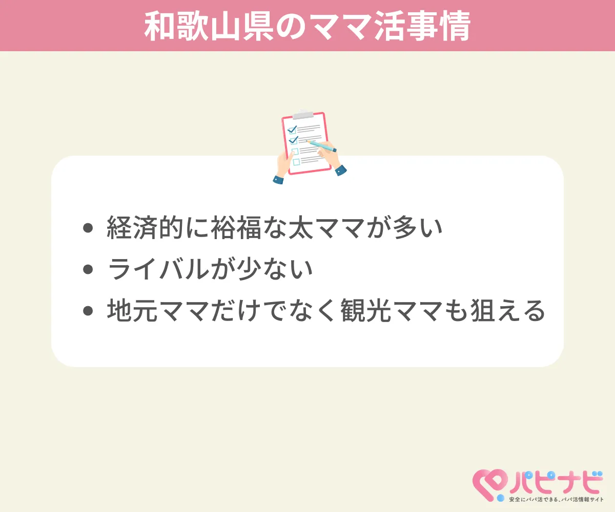 和歌山県のママ活事情