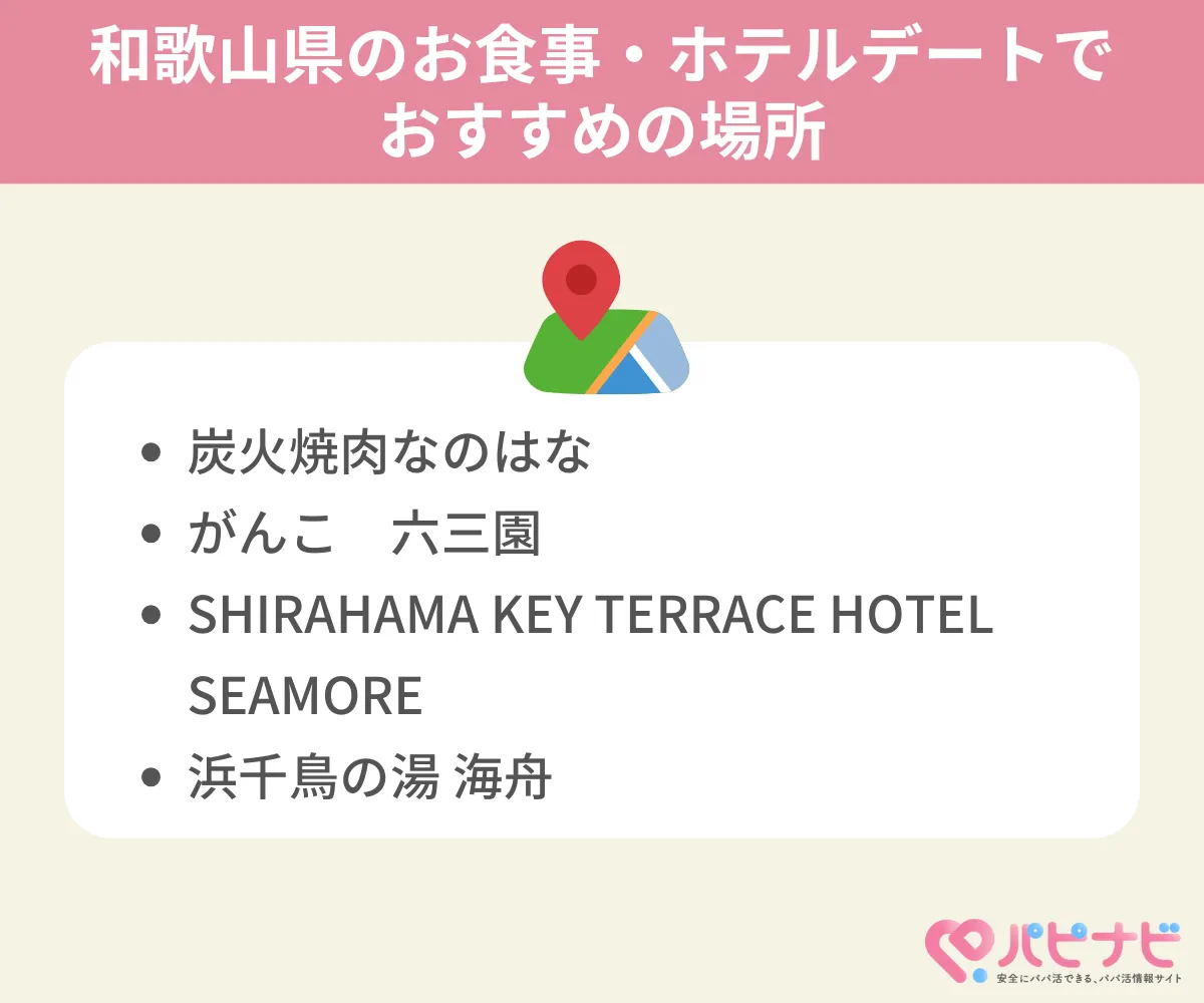 和歌山県のお食事デートでおすすめの場所